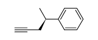 [[R,(-)]-1-Methyl-3-butynyl]benzene structure