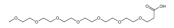 4,7,10,13,16,19,22-七氧杂二十三烷酸结构式