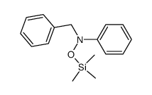 N-benzyl-N-phenyl-O-(trimethylsilyl)hydroxylamine结构式