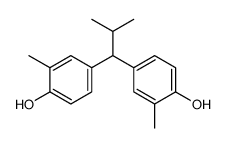 4-[1-(4-hydroxy-3-methylphenyl)-2-methylpropyl]-2-methylphenol结构式