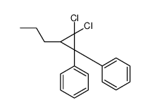 (2,2-dichloro-1-phenyl-3-propylcyclopropyl)benzene结构式
