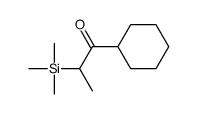 1-cyclohexyl-2-trimethylsilylpropan-1-one Structure