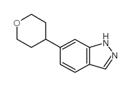 6-(TETRAHYDRO-PYRAN-4-YL)-1H-INDAZOLE Structure