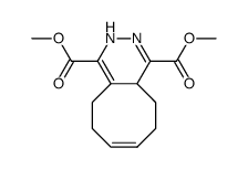 (Z)-2,4a,5,6,9,10-Hexahydro-cycloocta[d]pyridazine-1,4-dicarboxylic acid dimethyl ester结构式
