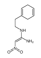 1-N'-(2-cyclohexa-1,4-dien-1-ylethyl)-2-nitroethene-1,1-diamine结构式