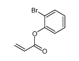 (2-bromophenyl) prop-2-enoate结构式