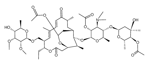 2'.4'',20-tri-O-acetyltylosin-3,20-hemiacetal结构式