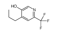 4-propyl-6-(trifluoromethyl)pyridin-3-ol Structure