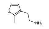 2-甲基-3-噻吩乙胺结构式