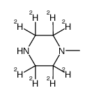 N-甲基哌嗪-2,2,3,3,5,5,6,6-D8 二盐酸盐结构式
