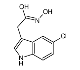 2-(5-chloro-1H-indol-3-yl)-N-hydroxyacetamide Structure