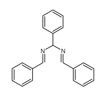 Methanediamine,1-phenyl-N,N'-bis(phenylmethylene)- Structure