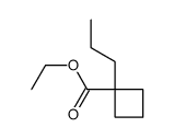 ethyl 1-propylcyclobutane-1-carboxylate Structure