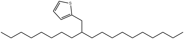 2-(2-octyldodecyl)thiophene Structure