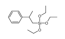 triethoxy(2-phenylpropyl)silane Structure