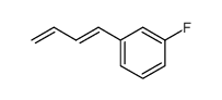 1-(m-fluorophenyl)-1,3-butadiene结构式