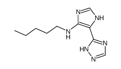 N-pentyl-5-(1H-1,2,4-triazol-5-yl)-1H-imidazol-4-amine Structure