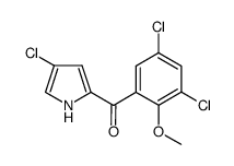 4,3',5'-trichloro-2-(2'-methoxybenzoyl)pyrrole Structure