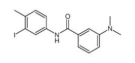 3-(dimethylamino)-N-(3-iodo-4-methylphenyl)benzamide Structure