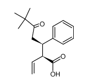 (RS,SR)-6,6-dimethyl-3-phenyl-5-oxo-2-vinylheptanoic acid Structure