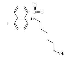 N-(8-aminohexyl)-5-iodonaphthalene-1-sulfonamide结构式