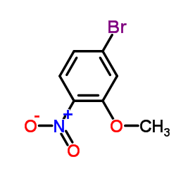 2-硝基-5-溴苯甲醚结构式