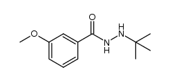 N-tert-butyl-N'-3-methoxybenzoylhydrazine Structure