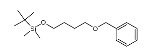 [4-(benzyloxy)butoxy](tert-butyl)dimethylsilane结构式