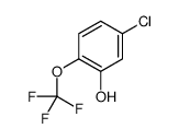 5-Chloro-2-(trifluoromethoxy)phenol Structure