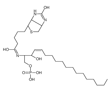 N-Biotinyl D-erythro-Sphingosine-1-phosphate structure