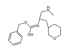 ((s)-1-(甲基氨基)-3-((r)-四氢-2H-吡喃-3-基)丙烷-2-基)氨基甲酸苄酯结构式