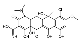 8-methoxychlortetracycline结构式