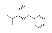 (S)-(+)-2-(benzyloxy)-3-methylbutanal Structure