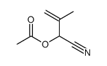 (1-cyano-2-methylprop-2-enyl) acetate结构式