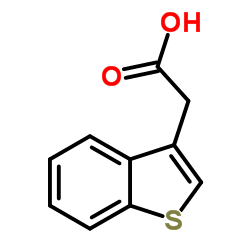 苯并[b]噻吩-3-乙酸结构式