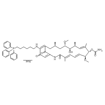 Gamitrinib TPP hexafluorophosphate structure