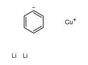 copper(I) dilithium benzen-1-ide dihydride Structure
