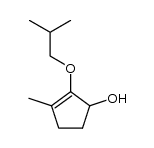 [SR]-2-Isobutyloxy-3-methyl-2-cyclopenten-1-ol结构式