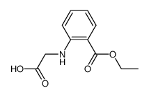 N-(2-ethoxycarbonyl-phenyl)-glycine结构式