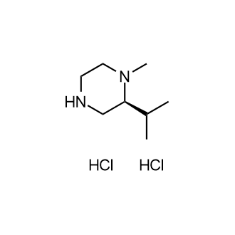 (S)-2-异丙基-1-甲基哌嗪二盐酸盐结构式