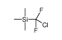 (chlorodifluoromethyl)triMethylsilane Structure