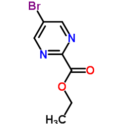 Ethyl 5-bromopyrimidine-2-carboxylate Structure