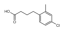 4-(4-chloro-o-tolyl)butyric acid Structure