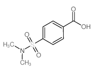 4-Dimethylsulfamoyl-benzoic acid structure