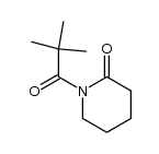N-pivaloyl-2-piperidinone Structure