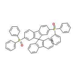 2,7-双(二苯基磷酰基)-9,9'-螺二芴结构式