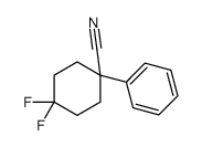 4,4-二氟-1-苯基环己烷甲腈结构式