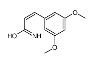 (E)-3-(3,5-dimethoxyphenyl)prop-2-enamide Structure