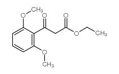 ethyl 3-(2,6-dimethoxyphenyl)-3-oxopropanoate Structure