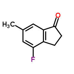 4-Fluoro-6-methyl-1-indanone Structure